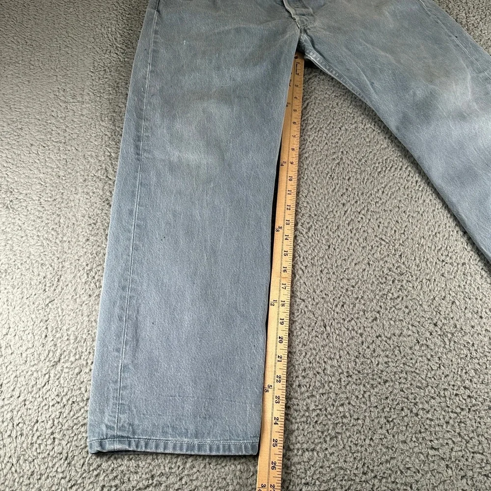 Vtg Levis 501XX‎ Jeans Mens 38x30(36x28 Fit)Light Blue Wash Straight Leg Y2K